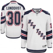 Reebok New York Rangers NO.30 Henrik Lundqvist Youth Jersey (White Authentic 2014 Stadium Series)