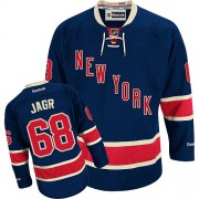 Reebok New York Rangers NO.68 Jaromir Jagr Men's Jersey (Navy Blue Authentic Third)
