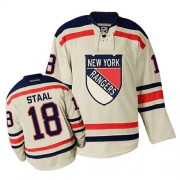 Reebok New York Rangers NO.18 Marc Staal Men's Jersey (Cream Authentic Winter Classic)