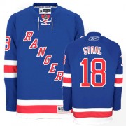 Reebok New York Rangers NO.18 Marc Staal Men's Jersey (Royal Blue Authentic Home)