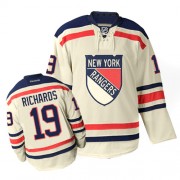 Reebok New York Rangers NO.19 Brad Richards Men's Jersey (Cream Authentic Winter Classic)