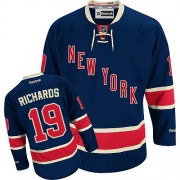 Reebok New York Rangers NO.19 Brad Richards Men's Jersey (Navy Blue Authentic Third)
