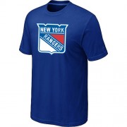New York Rangers Mens Team Logo Short Sleeve T-Shirt - Blue