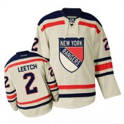 Reebok New York Rangers NO.2 Brian Leetch Men's Jersey (Cream Authentic Winter Classic)