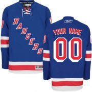 Reebok New York Rangers Youth Royal Blue Authentic Home Customized Jersey