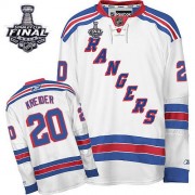 Reebok New York Rangers NO.20 Chris Kreider Men's Jersey (White Authentic Away 2014 Stanley Cup) Reebok New York Rangers NO.20 Chris Kreider Men's Jersey (White Authentic Away 2014 Stanley Cup)